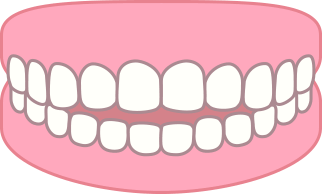 開咬のイラスト